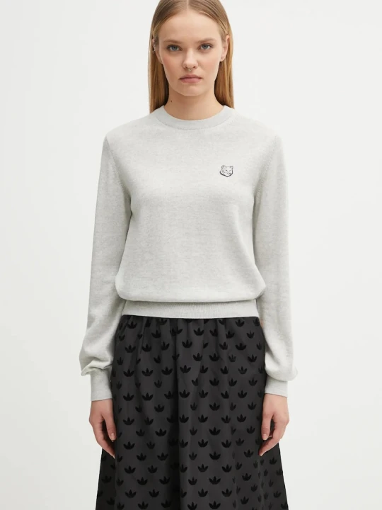 Zdjęcie produktu Maison Kitsuné sweter wełniany Bold Fox Head Patch
