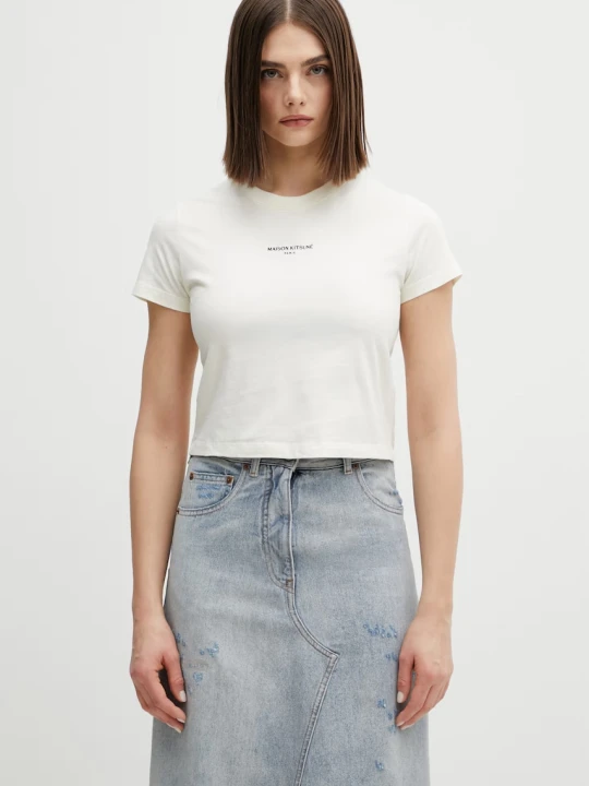 Zdjęcie produktu Maison Kitsuné Baby Tee T-shirt bawełniany damski