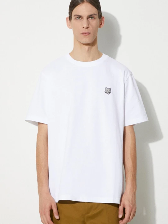 Zdjęcie produktu Maison Kitsuné t-shirt bawełniany Bold Fox Head Patch Comfort Tee Shirt