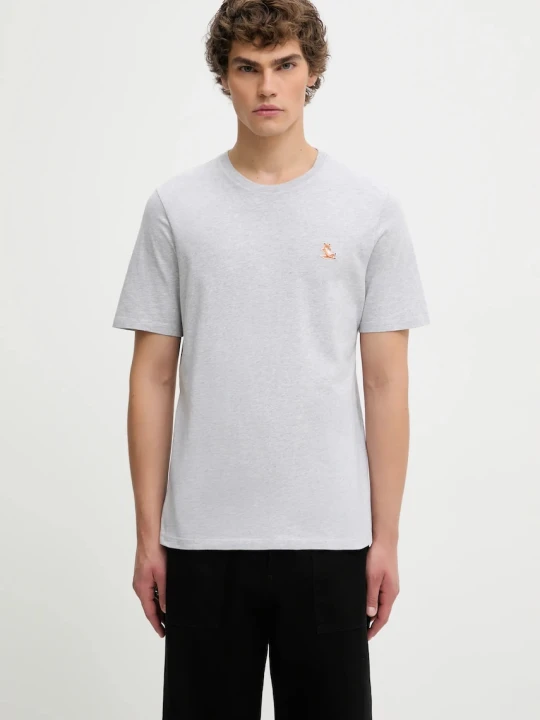 Zdjęcie produktu Maison Kitsuné t-shirt bawełniany Chillax Fox Patch Regular Tee Shirt