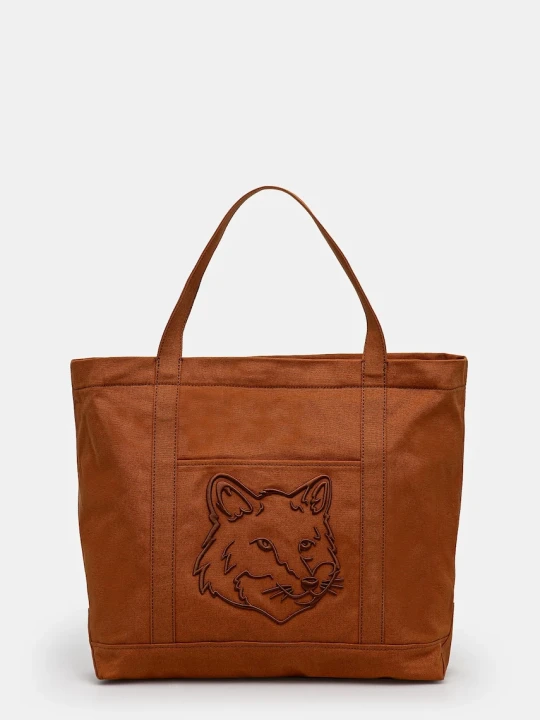 Zdjęcie produktu Maison Kitsuné torba bawełniana Fox Head