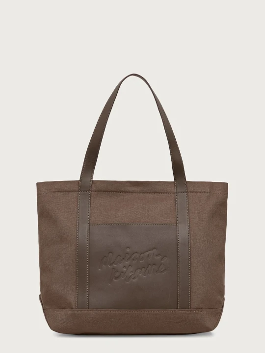 Zdjęcie produktu Maison Kitsuné torebka shopper damska bawełniana