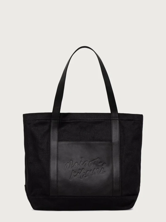 Zdjęcie produktu Maison Kitsuné torebka shopper damska bawełniana
