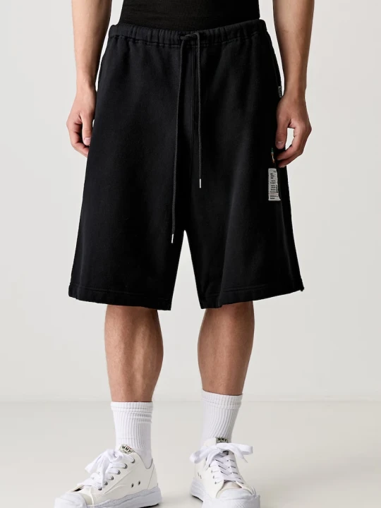 Zdjęcie produktu Maison MIHARA YASUHIRO Distressed Shorts szorty dresowe bawełniane męskie