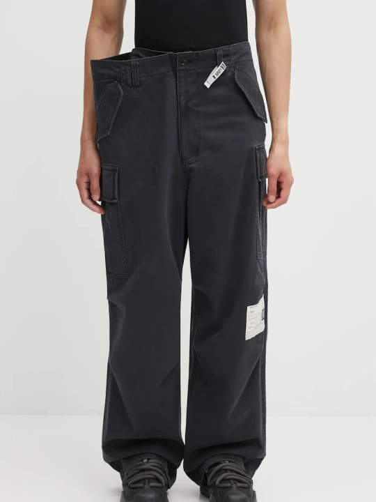 Zdjęcie produktu Maison MIHARA YASUHIRO spodnie bawełniane HUGE LAYERED