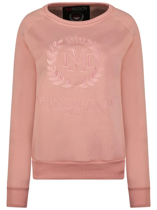 Zdjęcie produktu Maison Montaigne Bluza "Fimosai" w kolorze szaroróżowym rozmiar: XXL