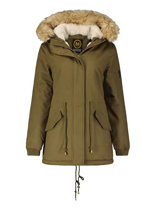 Zdjęcie produktu Maison Montaigne Parka "Ampumai" w kolorze khaki rozmiar: L