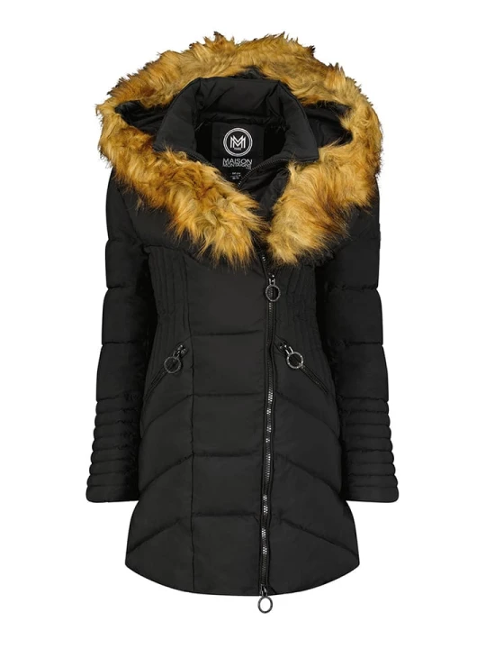 Zdjęcie produktu Maison Montaigne Parka "Chamai" w kolorze czarnym rozmiar: L