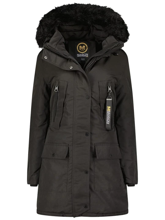Zdjęcie produktu Maison Montaigne Parka "Cormai" w kolorze czarnym rozmiar: XL