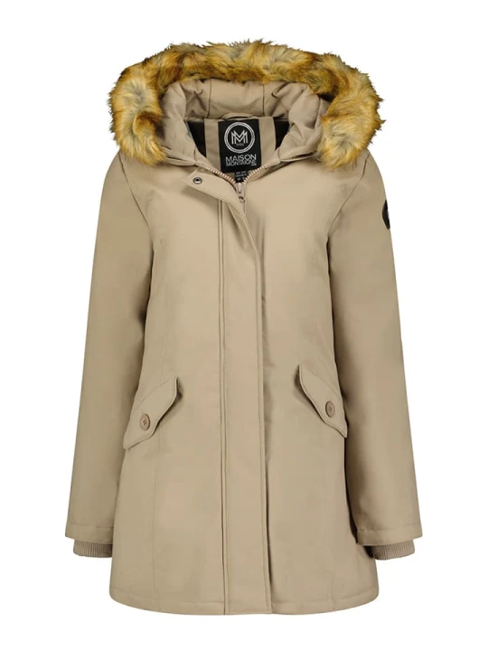 Zdjęcie produktu Maison Montaigne Parka "Dinamai" w kolorze beżowym rozmiar: M
