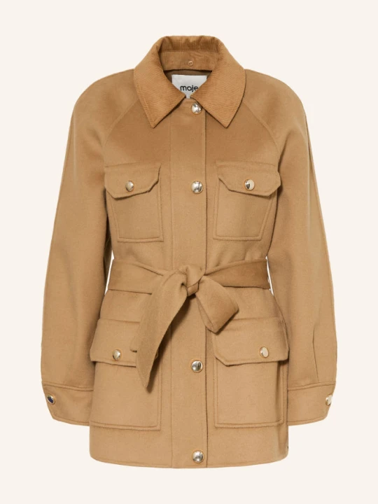 Zdjęcie produktu Maje Kurtka Z Odpinanym Kołnierzem beige