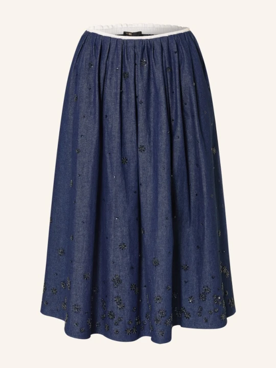 Zdjęcie produktu Maje Spódnica Jeansowa Z Cekinami blau GRANATOWY