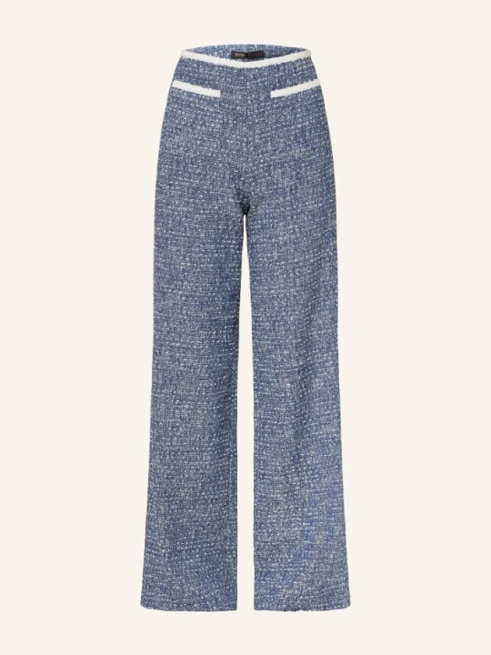 Zdjęcie produktu Maje Spodnie Marlene Z Bouclé blau BIAŁY