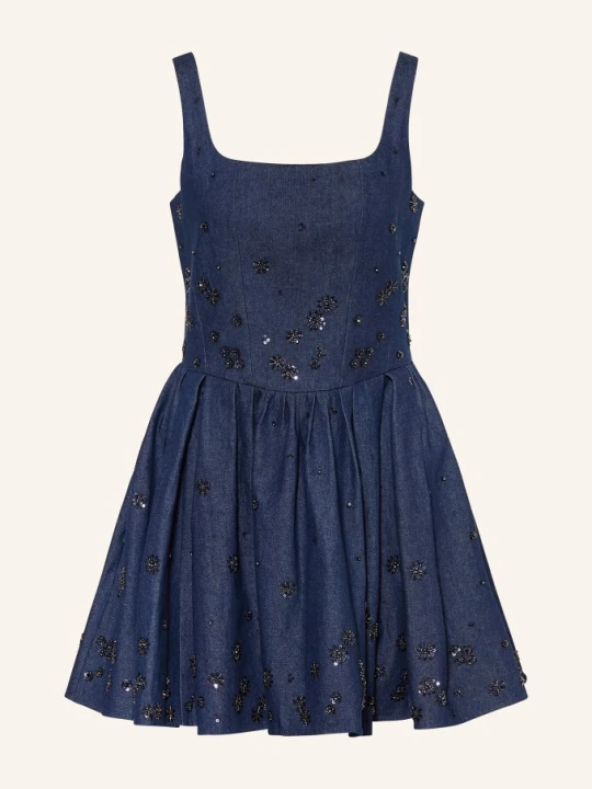 Zdjęcie produktu Maje Sukienka Jeansowa Z Cekinami blau GRANATOWY