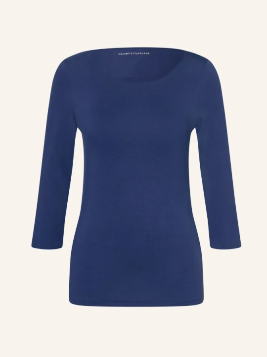 Zdjęcie produktu Majestic Filatures Koszulka Z Rękawem 3/4 blau GRANATOWY