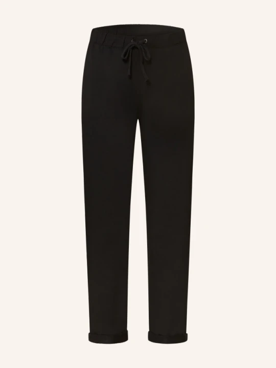 Zdjęcie produktu Majestic Filatures Spodnie 7/8 Daphne W Stylu Joggingowym schwarz CZARNY