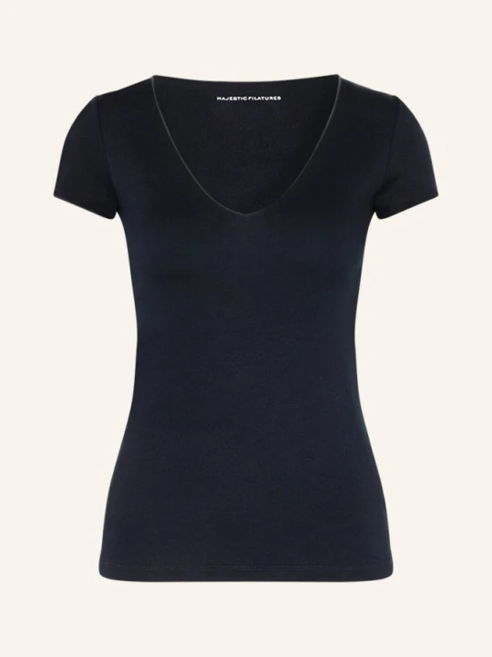 Zdjęcie produktu Majestic Filatures T-Shirt blau GRANATOWY