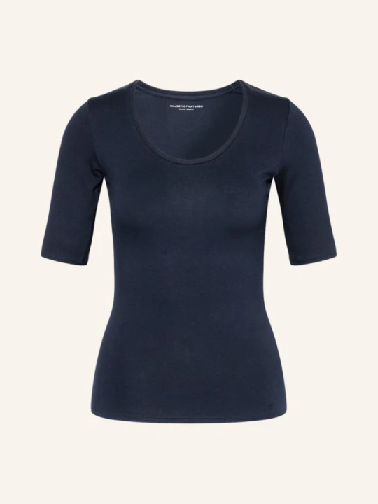 Zdjęcie produktu Majestic Filatures T-Shirt blau GRANATOWY