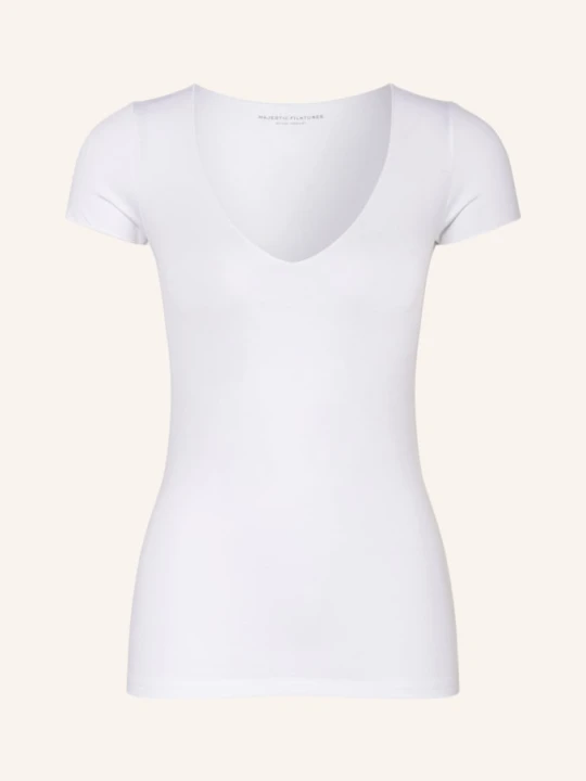 Zdjęcie produktu Majestic Filatures T-Shirt weiss BIAŁY