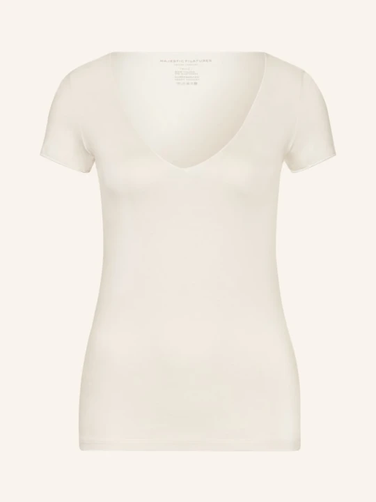 Zdjęcie produktu Majestic Filatures T-Shirt weiss KREMOWY