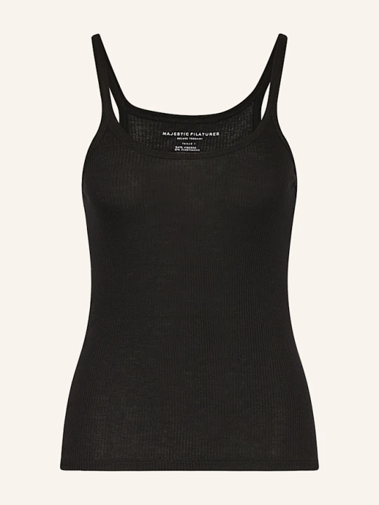 Zdjęcie produktu Majestic Filatures Top schwarz CZARNY