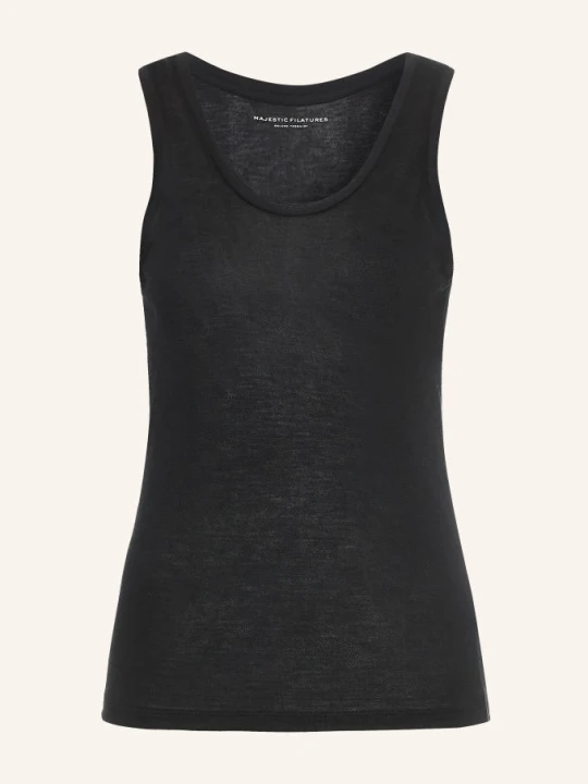 Zdjęcie produktu Majestic Filatures Top schwarz CZARNY