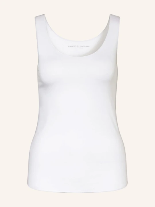 Zdjęcie produktu Majestic Filatures Top weiss BIAŁY