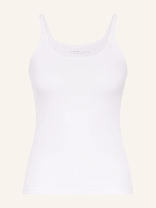 Zdjęcie produktu Majestic Filatures Top weiss BIAŁY