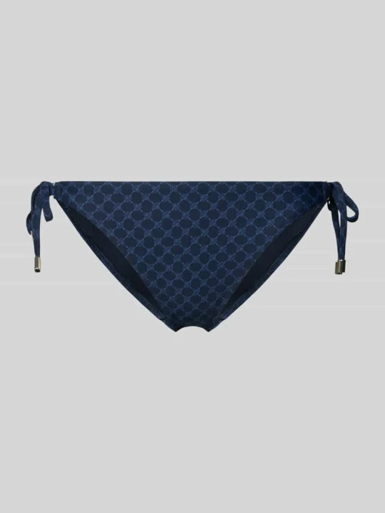 Zdjęcie produktu Majtki bikini z bocznym sznurowaniem model 'Cortina Beach' JOOP! Ciemnoniebieski
