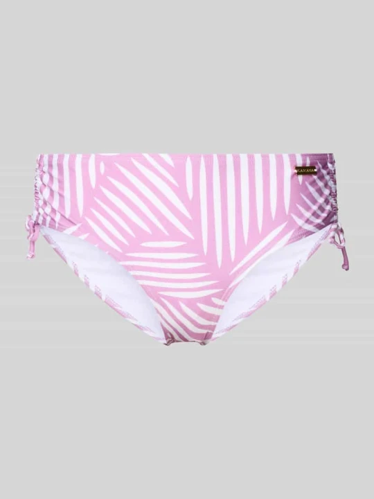 Zdjęcie produktu Majtki bikini z bocznymi marszczeniami model 'Liv' Lascana Purpurowy