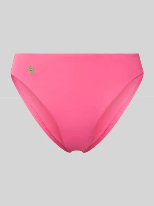 Zdjęcie produktu Figi bikini z wyhaftowanym logo Polo Ralph Lauren Mocnoróżowy
