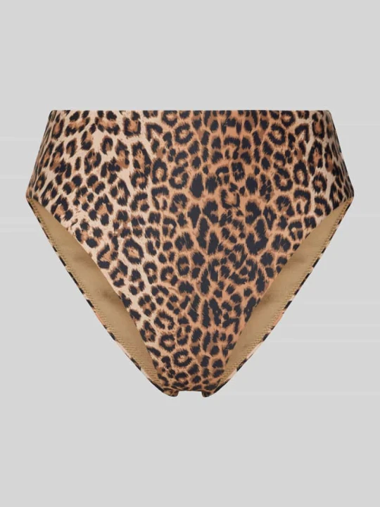 Zdjęcie produktu Figi bikini ze wzorem na całej powierzchni model 'LIPPA' Pieces Ciemnobrązowy