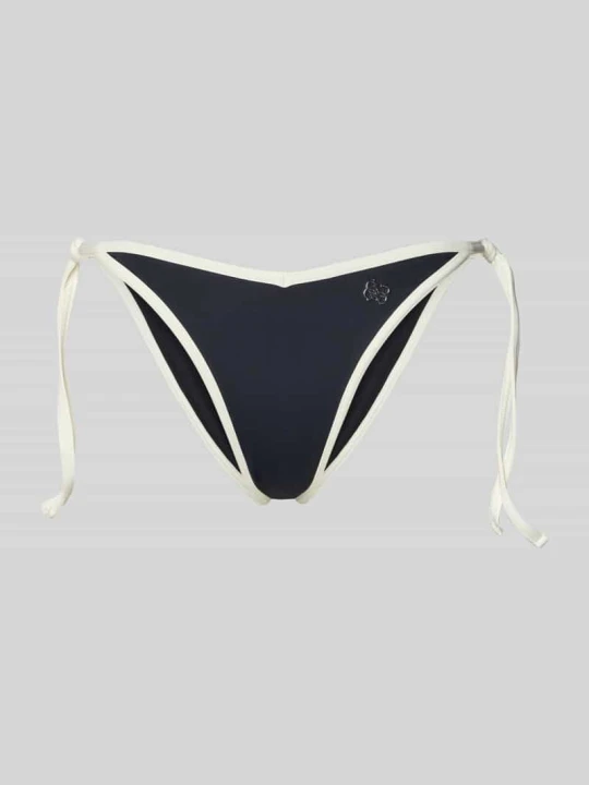 Zdjęcie produktu Figi bikini z wiązaniem i aplikacją z metką model 'NIKI' Guess Czarny