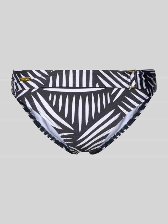Zdjęcie produktu Majtki bikini z zawinięciem i detalem z metką model 'Liv' Lascana Czarny