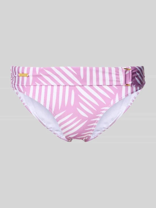 Zdjęcie produktu Majtki bikini z zawinięciem i detalem z metką model 'Liv' Lascana Purpurowy