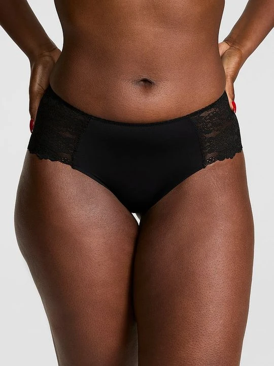 Zdjęcie produktu Majtki cheeky bezszwowe Victoria's Secret Czarny