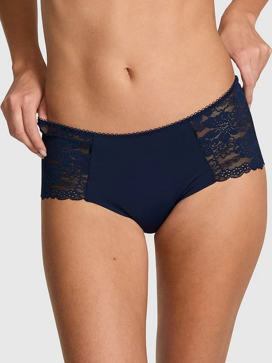 Zdjęcie produktu Majtki cheeky bezszwowe Victoria's Secret Niebieski