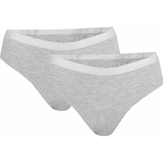 Zdjęcie produktu Majtki damskie 4FWSS24UPTSF017 2 pary 4F Szary
