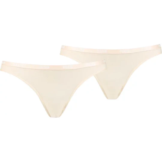 Zdjęcie produktu Majtki damskie Bikini 2 Pary Puma Beżowy