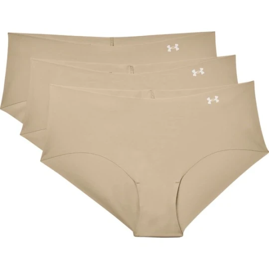 Zdjęcie produktu Majtki damskie Hipster 3 pary Under Armour Beżowy