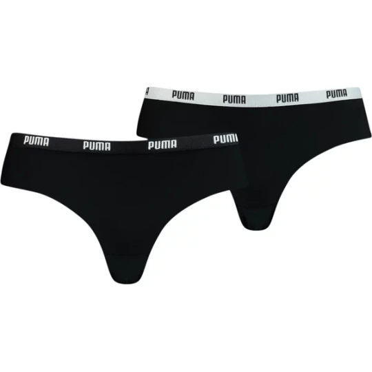 Zdjęcie produktu Majtki damskie Micro Brazilian 2 pary Puma Czarny