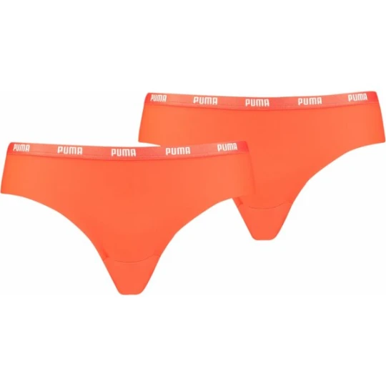 Zdjęcie produktu Majtki damskie Microfiber Brazilian 2 pary Puma Pomarańczowy