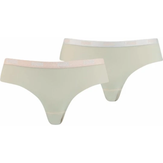 Zdjęcie produktu Majtki damskie Microfiber Brazilian 2 pary Puma Beżowy
