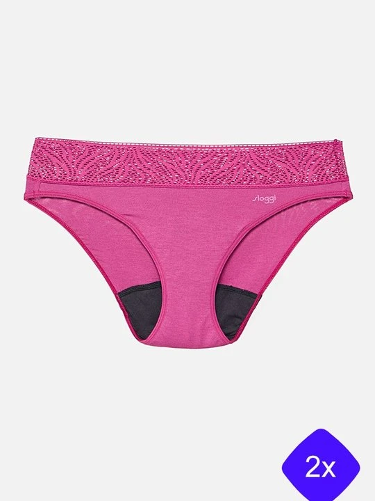 Zdjęcie produktu Majtki menstruacyjne Sloggi czerwony