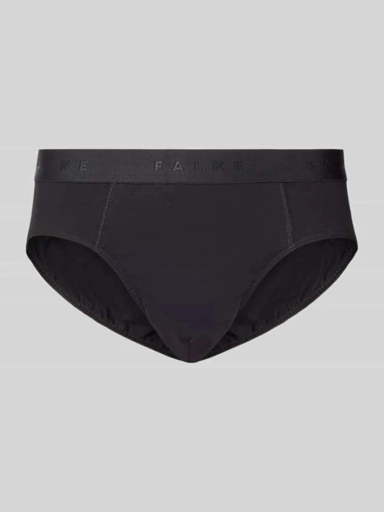 Zdjęcie produktu Majtki o kroju regular fit z detalem z logo model ‘Daily’ Falke Czarny