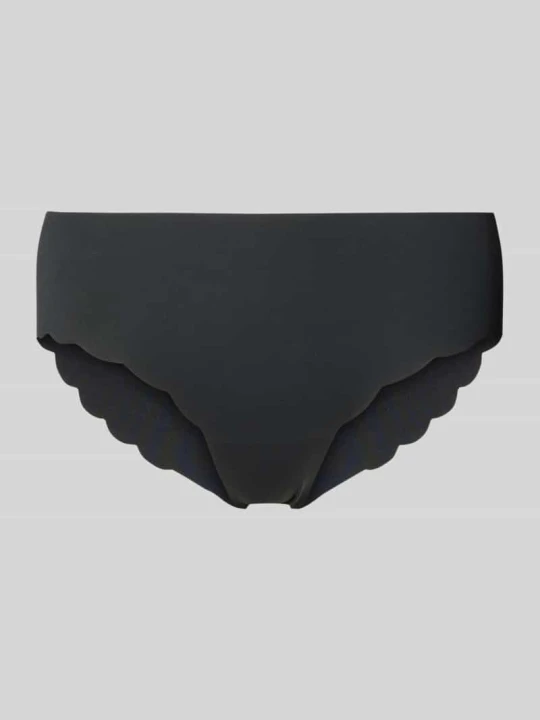 Zdjęcie produktu Majtki z falistym brzegiem SKINY Czarny