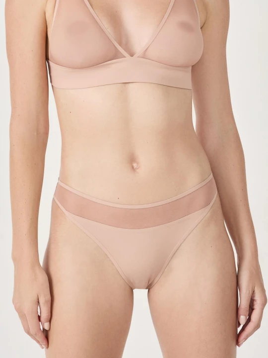 Zdjęcie produktu Majtki z tiulu Etam rose givre