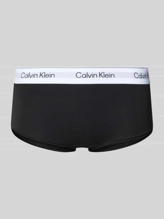 Zdjęcie produktu Majtki z wyhaftowanym logo model ‘Boyleg’ Calvin Klein Czarny