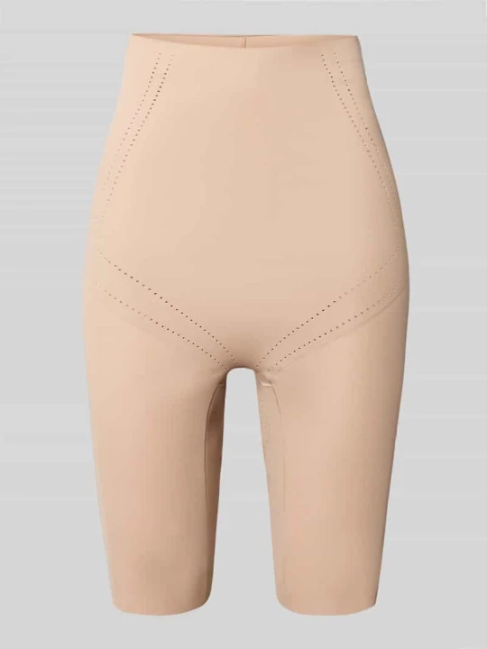 Zdjęcie produktu Spodnie z wysokim stanem o kroju shaping, model 'Dream' Magic Bodyfashion Beżowy
