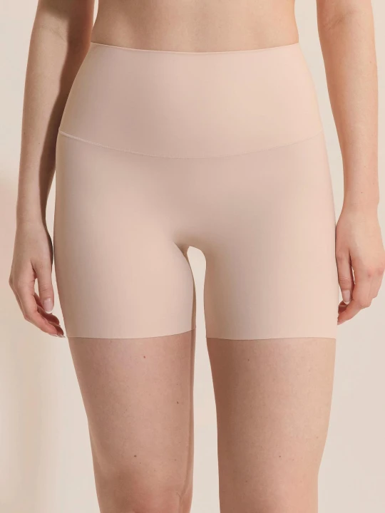 Zdjęcie produktu Majtki z wysokim stanem - lekki stopień modelowania Etam creme
